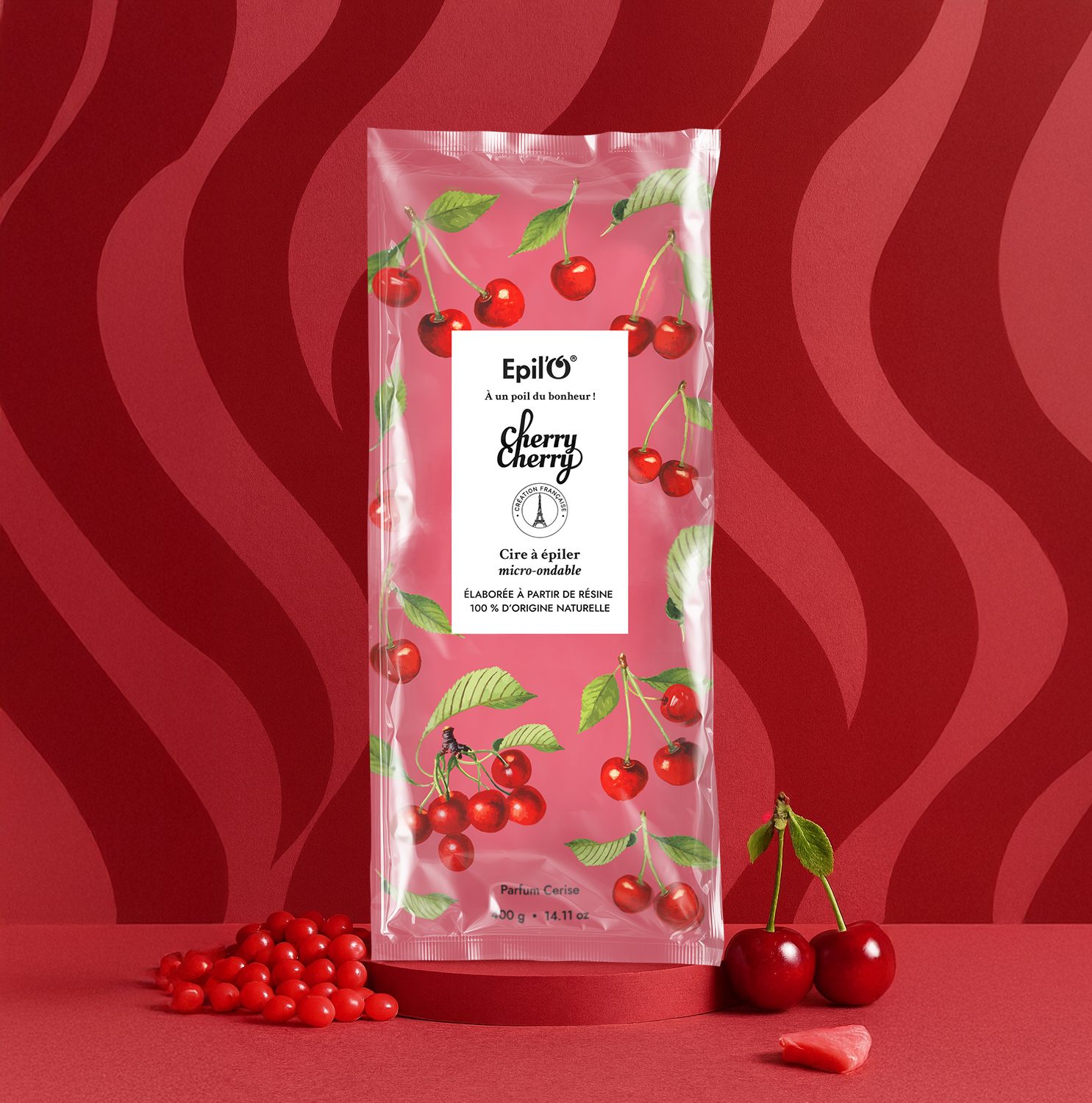 Cire à épiler parfum cerise