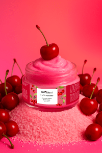 Gommage corporel cerise